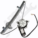 APDTY 852009 Power Window Motor & Regulator Assembly (Rear Left; Driver-Side)