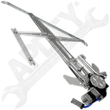 APDTY 852125 Power Window Regulator & Motor Assembly; Front Left