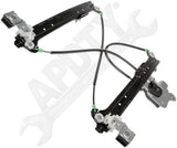 APDTY 852689 Power Window Motor & Regulator Assembly (Rear Left Driver-Side)