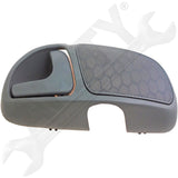 APDTY 854NY Interior Door Handle w/ Lever & Bezel Front RH for Select 98-10 VW