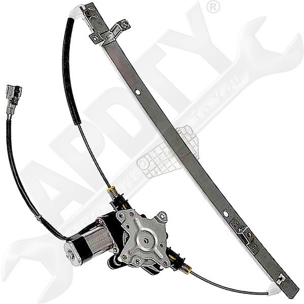 APDTY 859092 Power Window Motor Regulator Assembly Rear Right