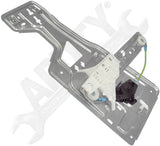 APDTY 859627 Power Window Motor Regulator Assembly Rear Left (Driver-Side)
