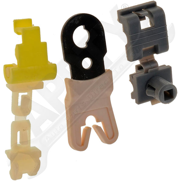 APDTY 86584 Door Lock Actuator Rod Plastic Retainer Clip Assortment