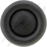 APDTY 87047 Universal Window Crank Handle Knob; Black Plastic; Diameter 1.25"