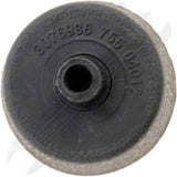APDTY 87047 Universal Window Crank Handle Knob; Black Plastic; Diameter 1.25"