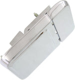 APDTY 8716212 Exterior Door Handle; Zinc Chrome Plated; Front Left or Right
