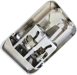 APDTY 8716212 Exterior Door Handle; Zinc Chrome Plated; Front Left or Right