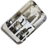 APDTY 8716212 Exterior Door Handle; Zinc Chrome Plated; Front Left or Right