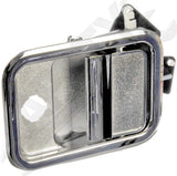 APDTY 143981 Exterior Door Handle Chrome All Metal Front Left