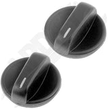 APDTY 87905 Temperature Control Knob Set Compatible With 1990-1993 Honda Accord