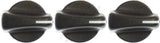 APDTY 87979x3 HVAC Heater AC Climate Control Temperature Control Knob Set Of 3