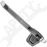 APDTY 88158 Exterior Door Handle Front Left (Driver) Chrome W/O Key Hole
