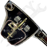 APDTY 88158 Exterior Door Handle Front Left (Driver) Chrome W/O Key Hole
