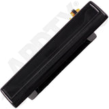 APDTY 88159 Exterior Door Handle Front Left (Driver) Smooth Black W/O Key Hole