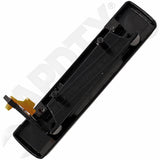 APDTY 88159 Exterior Door Handle Front Left (Driver) Smooth Black W/O Key Hole