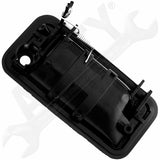 APDTY 88183 Exterior Door Handle Front Left (Driver) Smooth Black With Key Hole