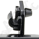 APDTY 88223 Exterior Door Handle Fits Front Left (Driver) Smooth Black