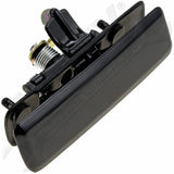 APDTY 88274 Exterior Door Handle Front Right Smooth Black W/O Key Hole
