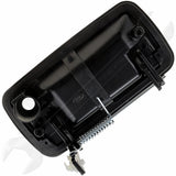 APDTY 88279 Exterior Door Handle Fits Front Right (Passenger) Smooth Black