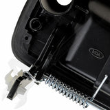 APDTY 88279 Exterior Door Handle Fits Front Right (Passenger) Smooth Black