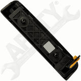 APDTY 88320 Exterior Door Handle Front Right Black Without Key Hole