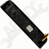 APDTY 88320 Exterior Door Handle Front Right Black Without Key Hole
