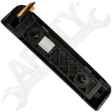 APDTY 88331 Exterior Door Handle Fits Front Left Textured Black (W/O Key Hole)