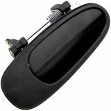 APDTY 88534 Exterior Door Handle Rear RH Smooth Black 93-97 Toyota/GEO See Chart