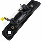 APDTY 88649 Exterior Door Handle Front Left (Driver) Smooth Black W/Key Hole