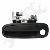 APDTY 88674 Exterior Door Handle Front Left Textured Black 98-02 Toyota Corolla