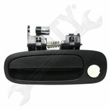 APDTY 88674 Exterior Door Handle Front Left Textured Black 98-02 Toyota Corolla