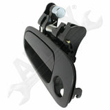 APDTY 88674 Exterior Door Handle Front Left Textured Black 98-02 Toyota Corolla