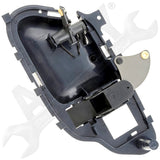 APDTY 88683 Interior Door Handle Black Lever Blue Trim Fits Left Front or Rear