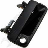 APDTY 88773 Exterior Door Handle Front Right Smooth Black With Key Hole