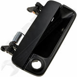 APDTY 88773 Exterior Door Handle Front Right Smooth Black With Key Hole
