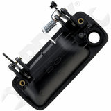 APDTY 88773 Exterior Door Handle Front Right Smooth Black With Key Hole
