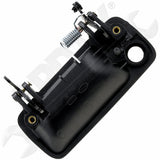 APDTY 88773 Exterior Door Handle Front Right Smooth Black With Key Hole