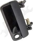 APDTY 88843 Exterior Door Handle Front Left (Driver) Smooth Black With Key Hole