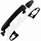 APDTY 91045 Exterior Door Handle Front Right Black