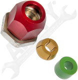 APDTY 911005 Aluminum Line Block Off For 5/16 Line