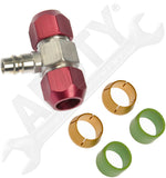 APDTY 911077 Service Port Tee for 5/8 Low Pressure Side Line
