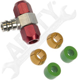 APDTY 911078 Service Port Tee for 3/8 High Pressure Side Line