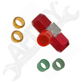 APDTY 911079 Service Port Tee for 1/2 High Pressure Side Line