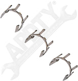 APDTY 911118 10.5MM METAL FUEL LINE RETAINING CLIPS.