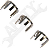 APDTY 911118 10.5MM METAL FUEL LINE RETAINING CLIPS.