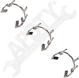 APDTY 911119 13MM METAL FUEL LINE RETAINING CLIPS.