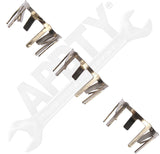 APDTY 911119 13MM METAL FUEL LINE RETAINING CLIPS.