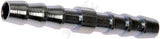 APDTY 911122 BARBED CARBON STEEL UNION FOR 3/8 IN NYLON FUEL LINES.