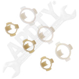 APDTY 911125 3 EACH- 1/4 IN. AND 1/2 IN. FUEL LINE RETAINING CLIP ASSORTMENT.