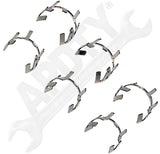 APDTY 911128 3 EACH- 10.5MM AND 13MM METAL FUEL LINE RETAINING CLIP ASSORTMENT.